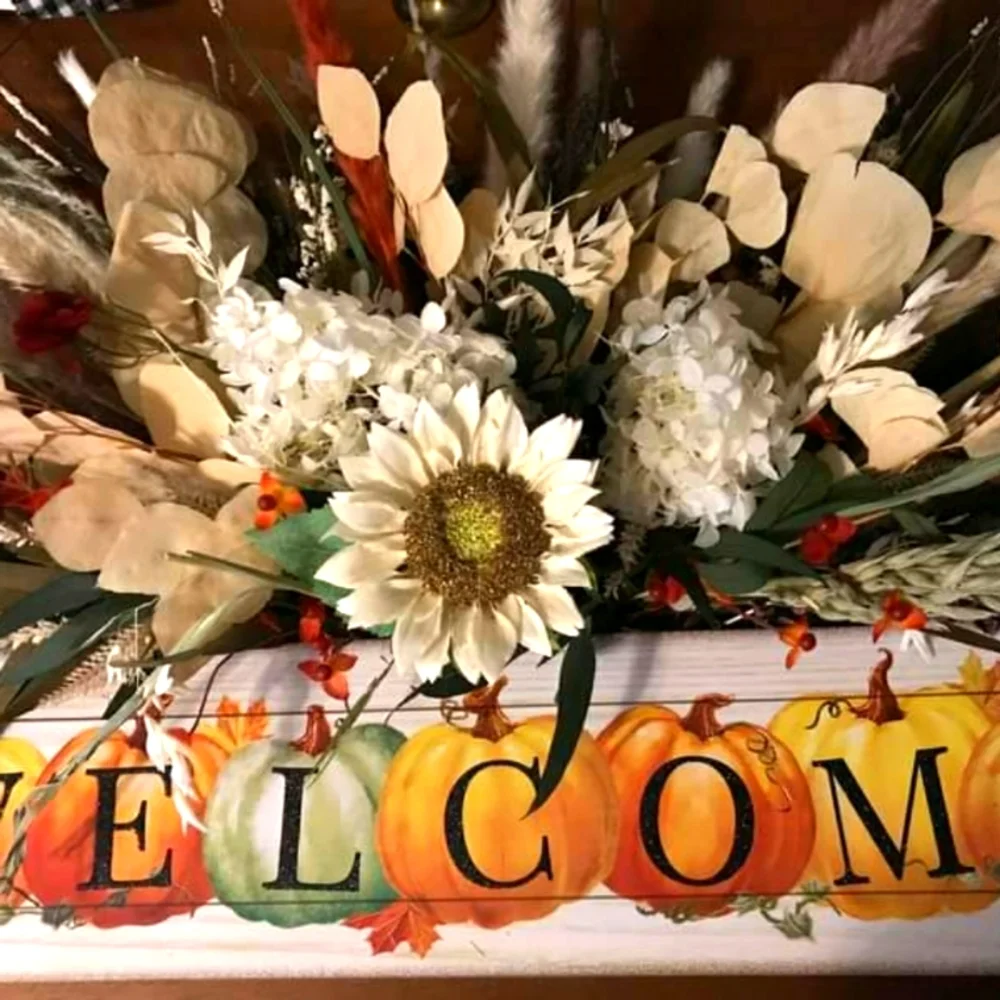 Hand Crafted holiday welcome
